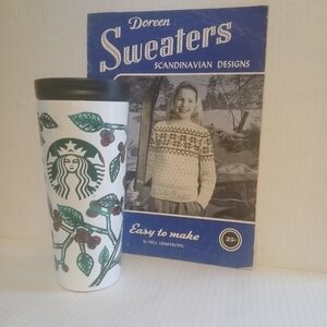 Starbucks Hot & Cold SS Tumbler Holly Berry 2016 Coffee Tea Vac